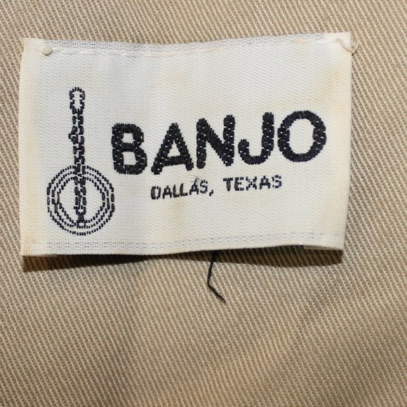 VINTAGE "BANJO" DALLAS TX FAUX SNAKESKIN VEST SZ - Picture 6 of 6